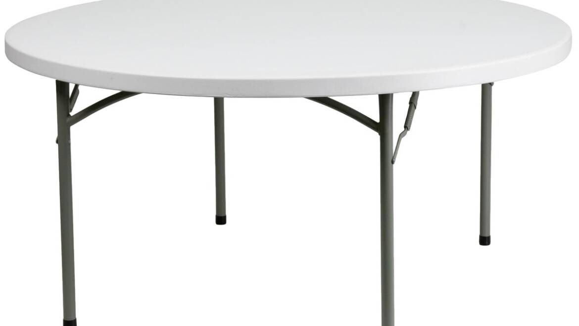 60″ Round Folding Tables