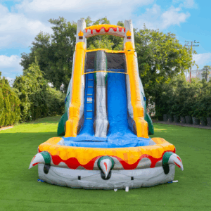 Inflatable waterslide